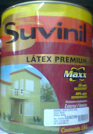 TINTA LATEX SUVINIL GALÃO 3,6LT