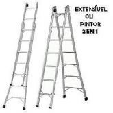 ESCADA EXTENSIVA ALUMÍNIO 11 DEGRAUS